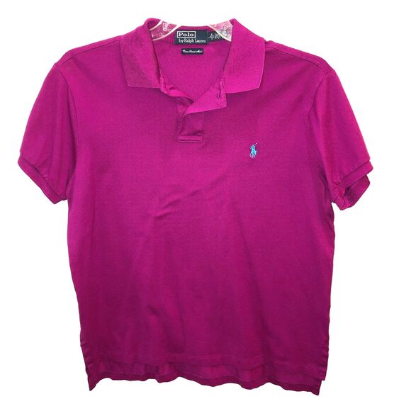 Ralph Lauren Other - Polo Ralph Lauren Mens Large Fuschia Pink Pima Stretch Mesh Custom Fit Shirt